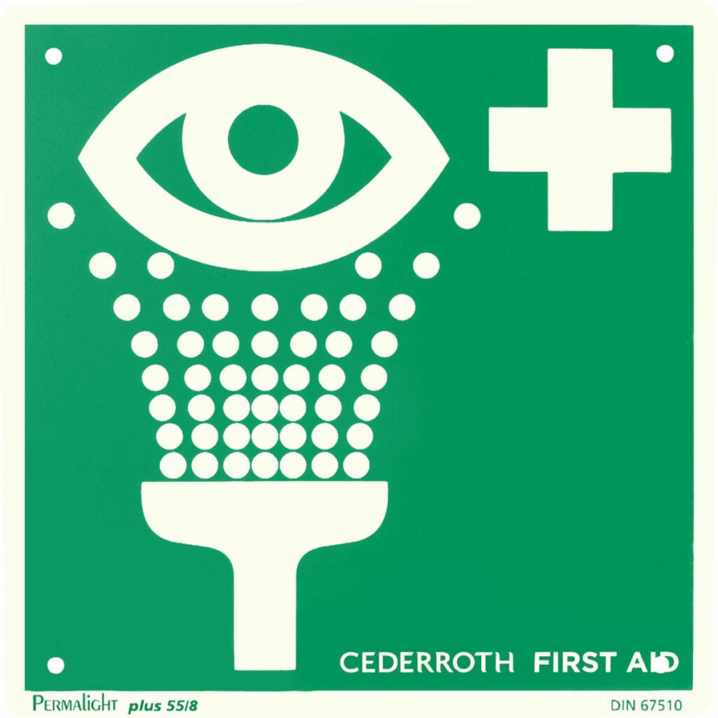 Sign eye wash Cederroth 1740