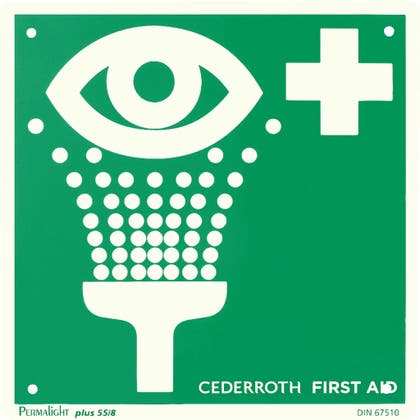 Sign eye wash Cederroth 1740