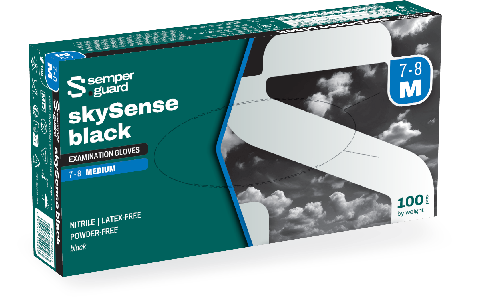 Disposable glove Semperguard SkySense