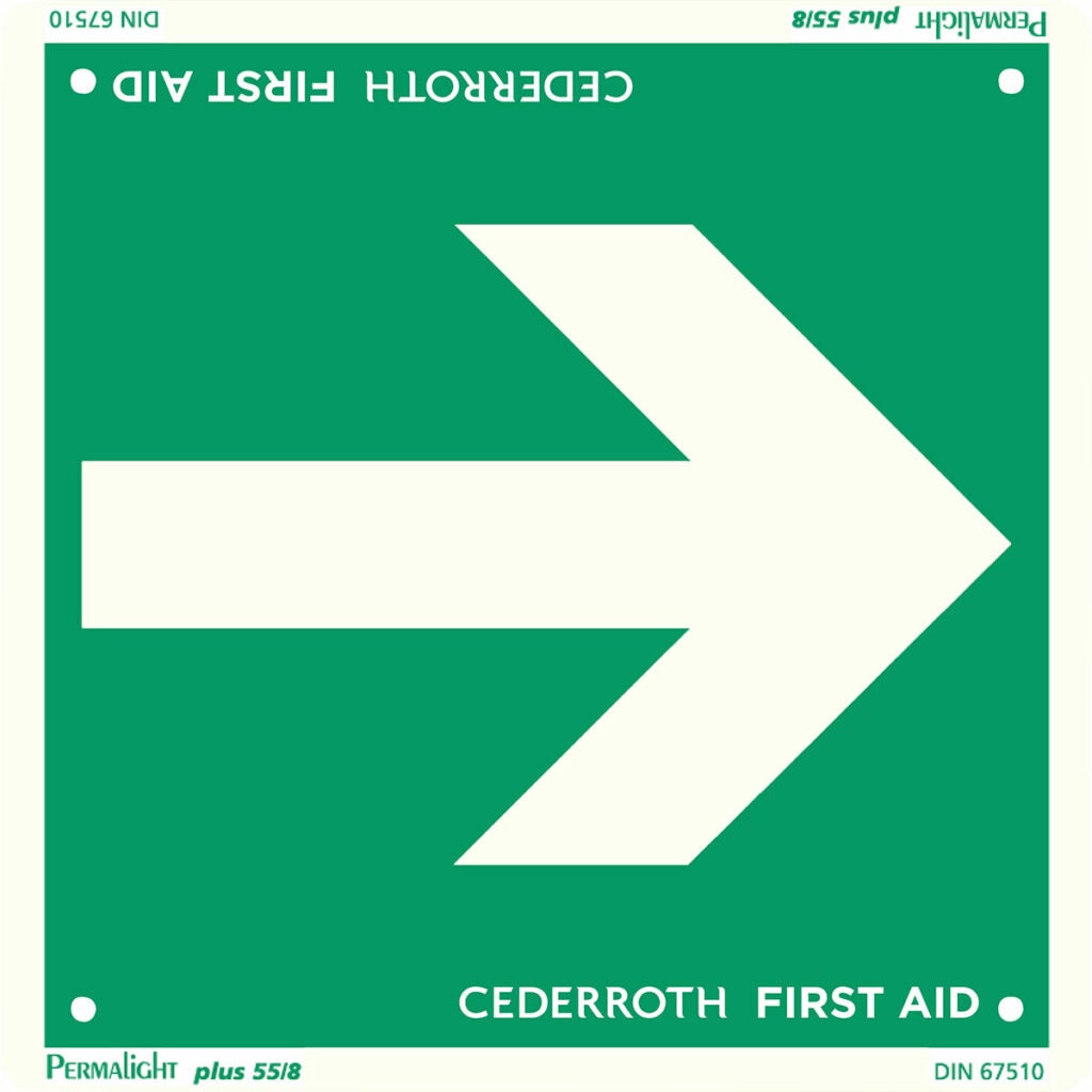 Cederroth Sign direction arrow 1735