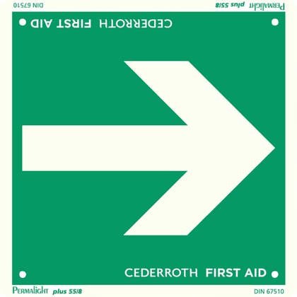Cederroth Sign direction arrow 1735