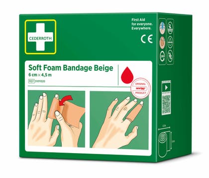 Cederroth Soft Foam Bandage 6 cm x 4.5 m