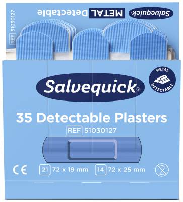 Salvequick plaster 51030127 detekterbart Cederroth