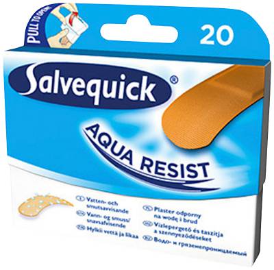 Plasters Salvequick Aqua Resist Medium