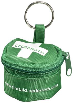 Åndedrætsmaske Cederroth 1925 i nøgleringsetui