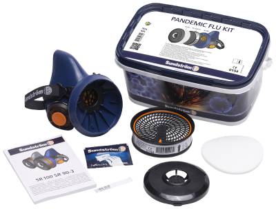 Kit Half mask Respirator Sundström SR 100 Pandemic Flu