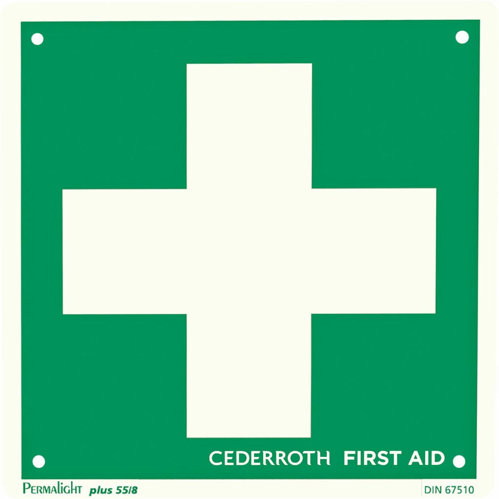 Sign first aid Cederroth 1738
