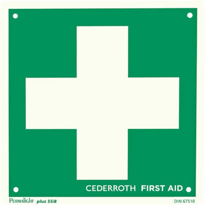 Sign first aid Cederroth 1738
