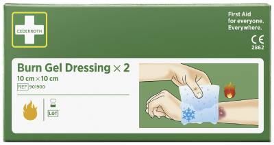 Burn Gel Compresses Cederroth Burn Gel 901900