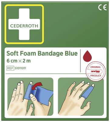 Cederroth Soft Foam Bandage 6 cm x 2 m